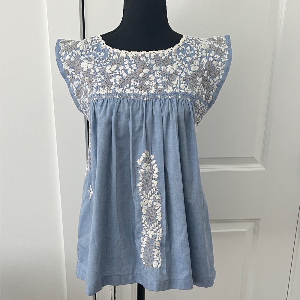 NWOT Handcrafted Mexican designer top